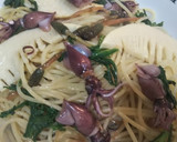 ほたるいかと筍と土筆のパスタ作り方17写真