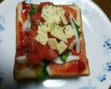 玉子サンドピザトースト☕☀(^q^)☺⛄作り方3写真