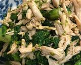 鶏肉と菜の花の和え物作り方3写真