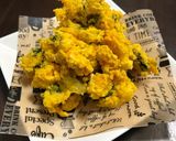 お弁当にハートのかぼちゃサラダ作り方1写真