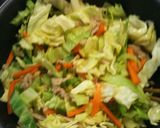 春の香り！春キャベツと豚肉の蕗味噌あえ作り方3写真