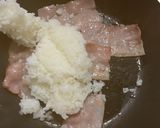 ベーコン卵ケチャップごはん作り方2写真