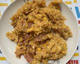 ベーコン卵ケチャップごはん作り方5写真