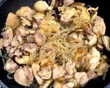 鶏モモ肉としいたけの簡単煮物!作り方9写真