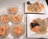 大人取り分け離乳食★鮭と玉ねぎの蒸し焼き作り方5写真