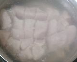 湯通し鶏むね肉と豆苗の豆乳風味焼き作り方2写真