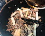 牛肉とうどのオイスターソース炒め作り方7写真