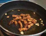 ♡大根の葉と豚バラのピリ辛和風パスタ♡ﾞ作り方4写真