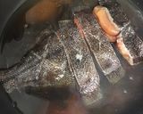 あっさり甘辛煮☆子持ちカレイの煮付け作り方2写真