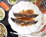 あっさり甘辛煮☆子持ちカレイの煮付け作り方4写真