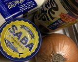 鯖缶でそうめん！作り方1写真