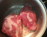 豚カタマリで！あっさり柔らか煮込み作り方2写真
