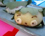 ＊かしわもちまんの柏餅～アンパンマン～＊作り方1写真