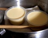 プリン焼成方法②鍋蒸し作り方3写真
