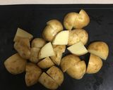 味付け簡単！鶏手羽元とじゃが芋の煮物作り方1写真