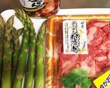 簡単！牛薄切りとアスパラ炒め♪作り方4写真
