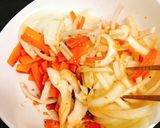 野菜ジュースでチーズタッカルビ(むね肉)作り方3写真