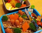 ポケモン　息子リクエスト　そぼろご飯作り方6写真