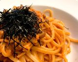 うにクリームパスタ！なめこ入り♪作り方5写真