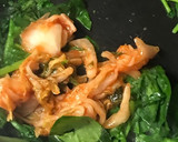 簡単！キムチとほうれん草のふわふわ玉子♡作り方6写真