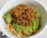 おかかチーズアボカド納豆ごはん作り方6写真