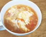 トマトと卵のスープ作り方3写真