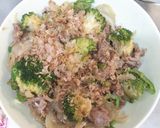 牛肉とブロッコリーのおかかいため作り方6写真