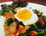 綺麗になれちゃう『簡単豚キムチ丼物』作り方6写真