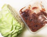 調味料一切不要♡イカの塩辛キャベツ炒め作り方1写真