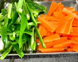 ご飯にぴったり！野菜と春雨の中華炒め作り方1写真