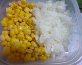 ミンチ・コーン・大豆のカレー粉炒め♪作り方1写真