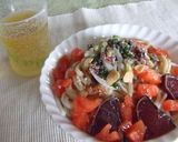 夏レシピ✶ฺカツオのタタキうどん作り方7写真