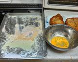 豚カツ用の衣をわさび味のパンに作り方1写真