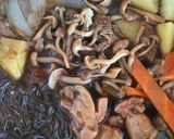 新じゃが、新玉ねぎと鳥肉で韓国チムタク風作り方2写真