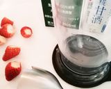 ⚫離乳食⚫いちご甘酒プリン風作り方1写真