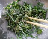 からし菜（菜の花）の 親子和え作り方4写真