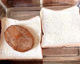 レトルトハンバーグの簡単★ホットサンド作り方4写真