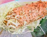 材料2つ！袋キャベツサラチキ作り方2写真