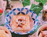 サイリウムでレンチンあんかけ豆腐作り方2写真