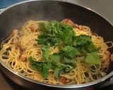 ♡大根の葉と豚バラのピリ辛和風パスタ♡ﾞ作り方5写真