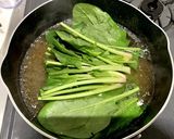 【韓国家庭料理】ほうれん草の味噌汁作り方4写真