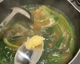 【韓国家庭料理】ほうれん草の味噌汁作り方6写真