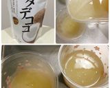 とろーりピーチ♡ナタデココたっぷりゼリー作り方1写真
