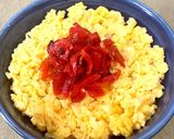 超簡単！ランチに☆福神漬けで2色丼！作り方3写真