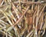 新玉ねぎと土筆のチーズオムレツ作り方1写真
