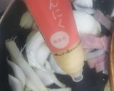 新玉ねぎと土筆のチーズオムレツ作り方4写真