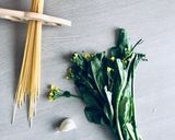 canola flower pasta作り方1写真