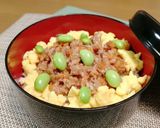 冷めても美味しい♪野菜入り鶏そぼろ丼作り方11写真