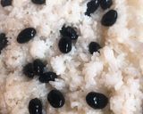 もち米の黒豆ごはん 簡単混ぜるだけ作り方3写真