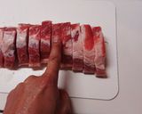 圧力鍋で☆ホロホロ豚の角煮★作り方1写真
